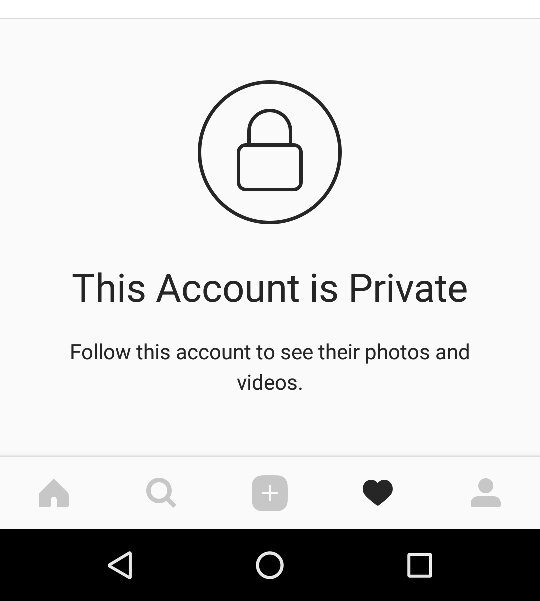 Private Instagram Account