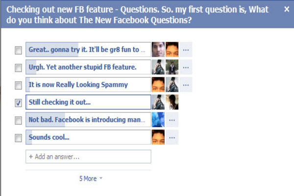 Facebook Questions