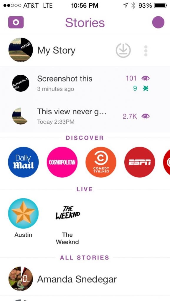 Delete Snapchat Story