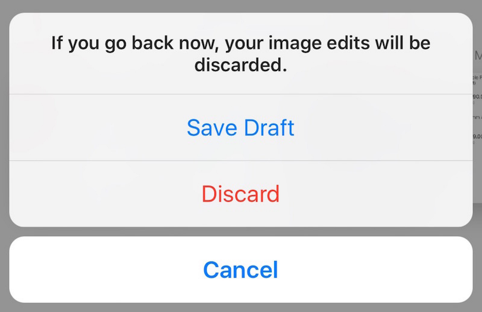 Delete Instagram Draft