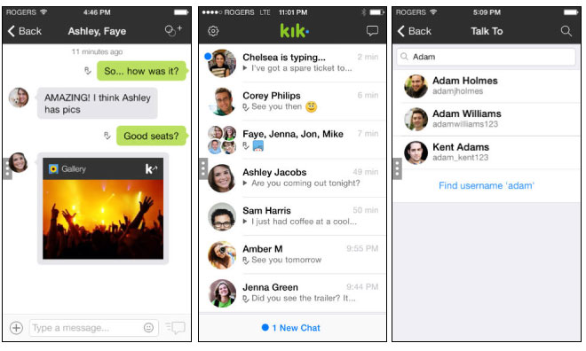 kik chats 