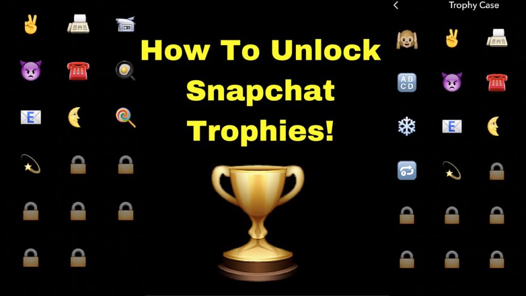 unlocking snapchat trophies