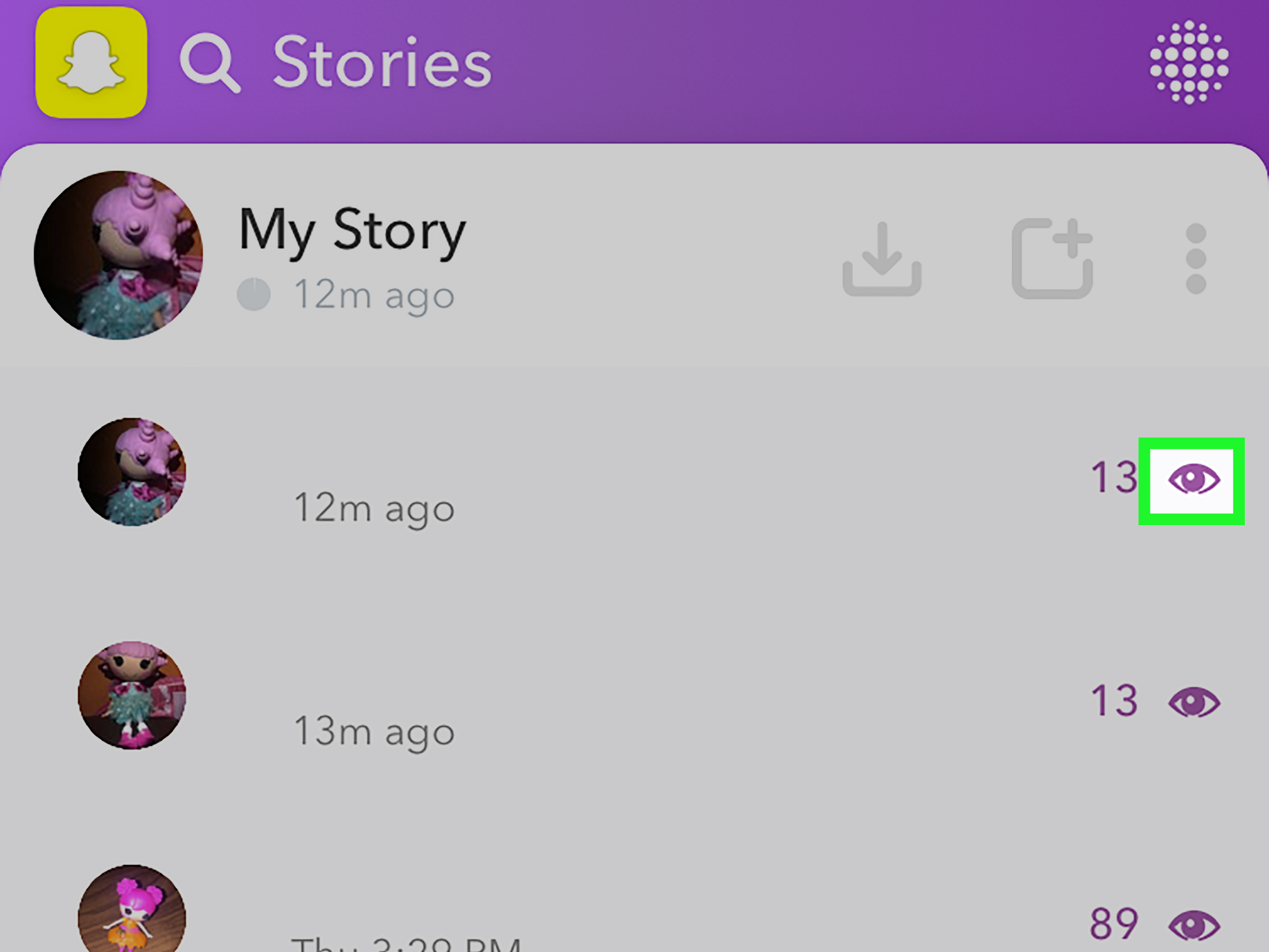 snapchat stories