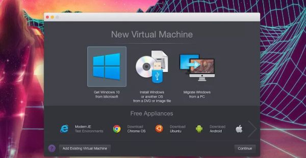 new virtual machine