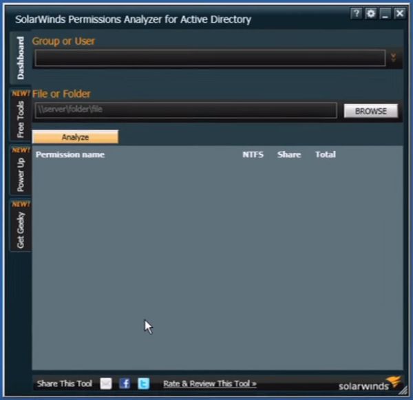 solarwinds ntfs permissions analyzer