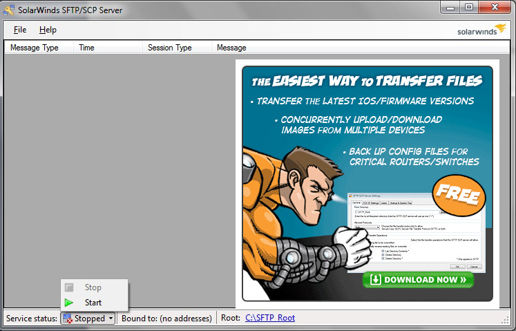 SolarWinds SFTP Server