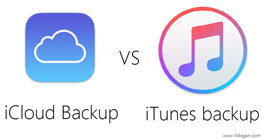 icloud back up vs itunes back up 