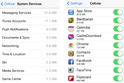 Check Data Usage on iPhone 