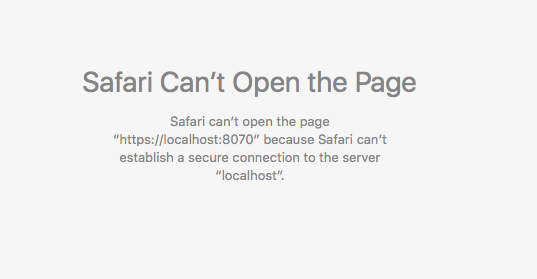 safari cant open page 