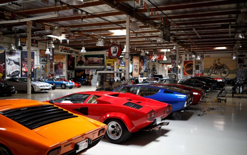 John Leno's garage